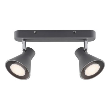Nordlux - Spot EIK 2xGU10/35W/230V cinzento