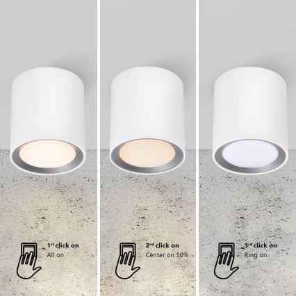 Nordlux - Spot LED dimerizável para casa de banho LANDON LED/6,5W/230V IP44 branco