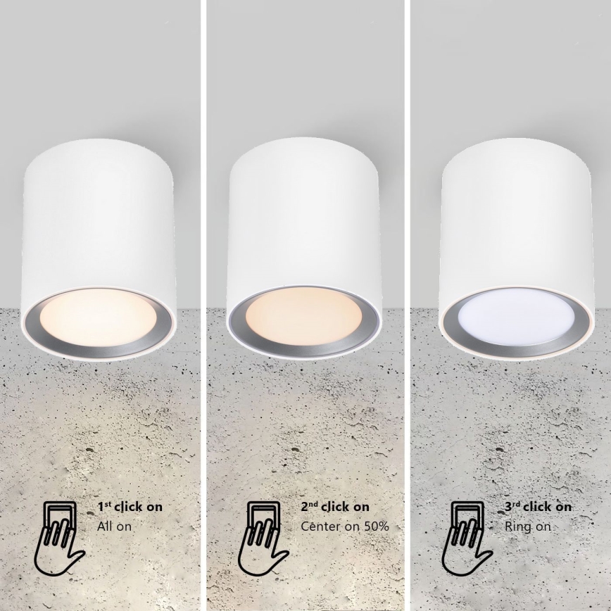 Nordlux - Spot LED dimerizável para casa de banho LANDON LED/6,5W/230V IP44 branco