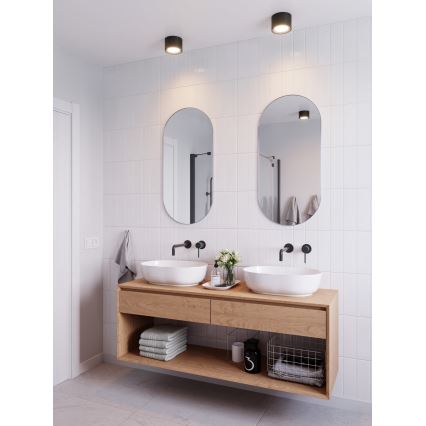 Nordlux - Spot LED regulável para casa de banho LANDON LED/6,5W/230V IP44 preto