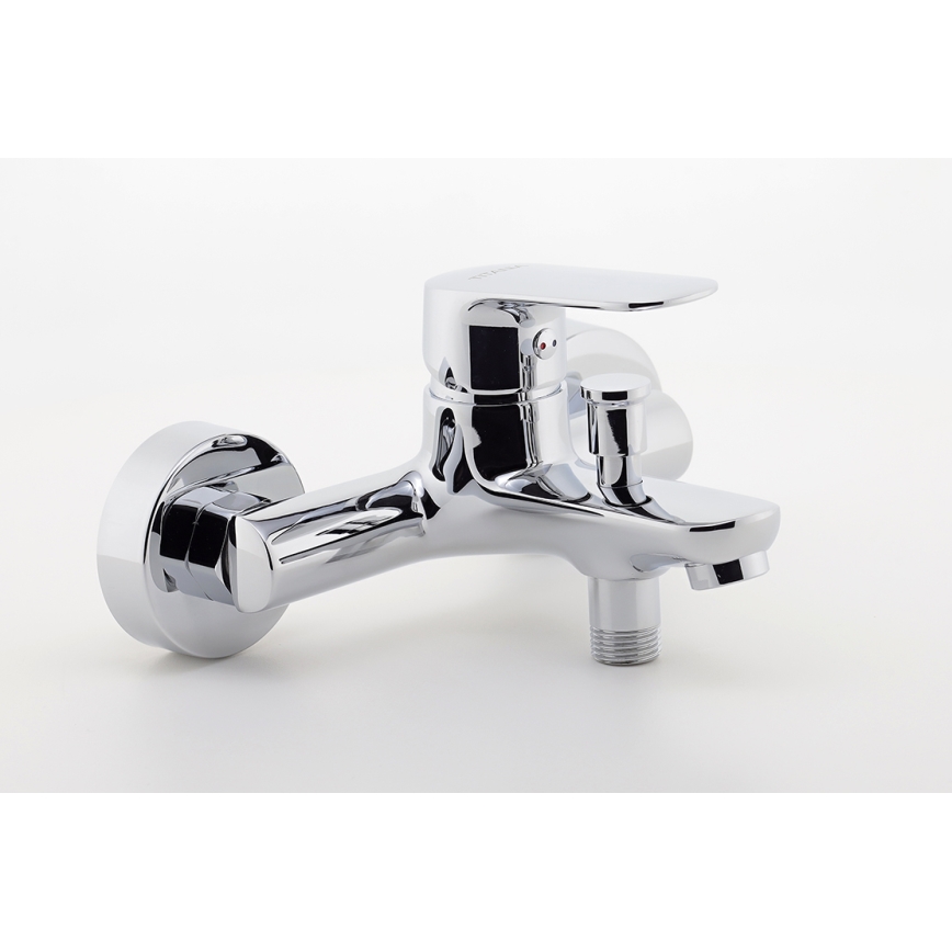 Novaservis - Conjunto de banheira com misturador TITANIA COSMOS cromado brilhante