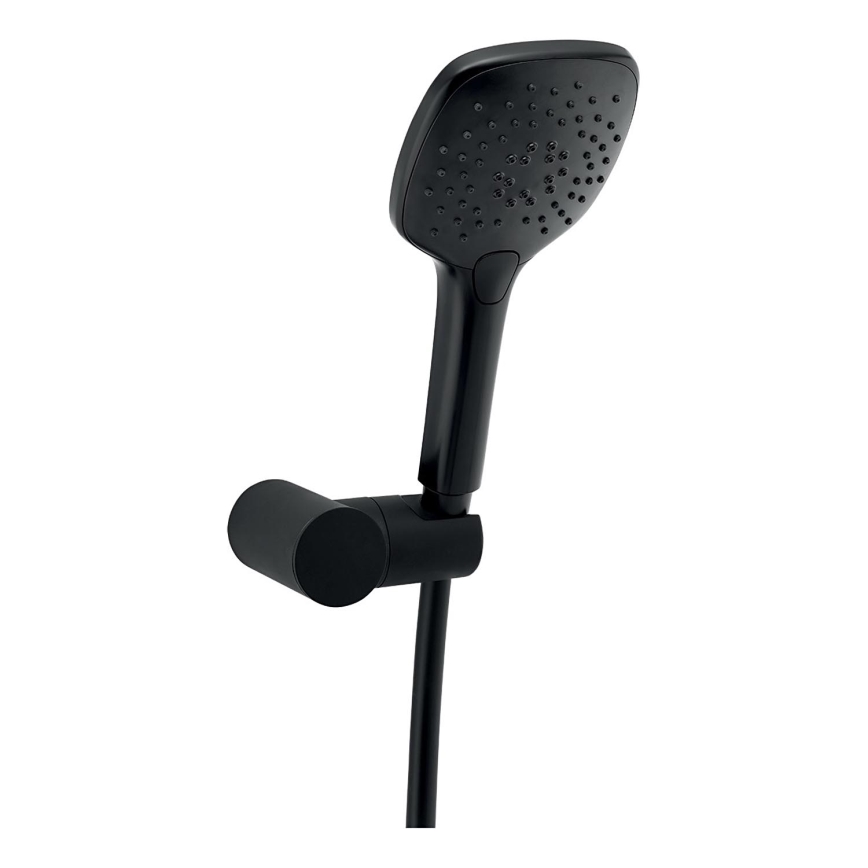 Novaservis - Conjunto de chuveiro METALIA ECO mate preto