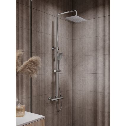 Novaservis - Conjunto de duche com torneira termostática METALIA ECO cromado brilhante