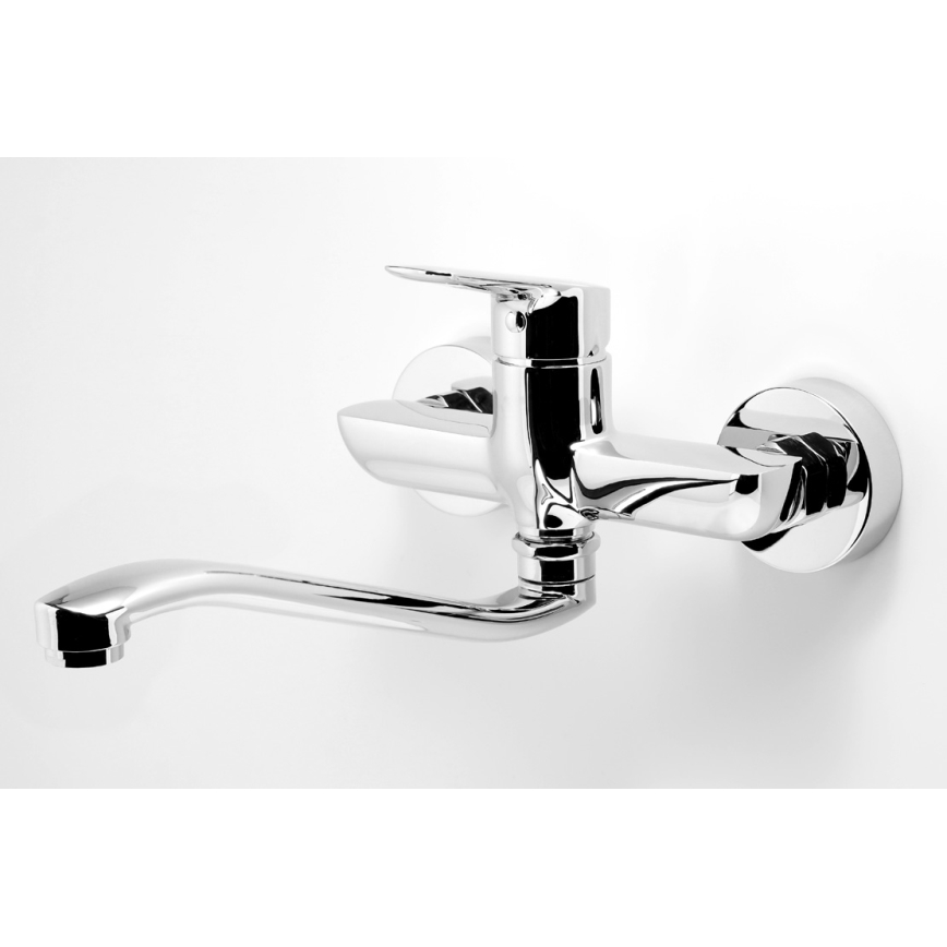 Novaservis - lava-loiça/torneira do lavatório METALIA cromado brilhante