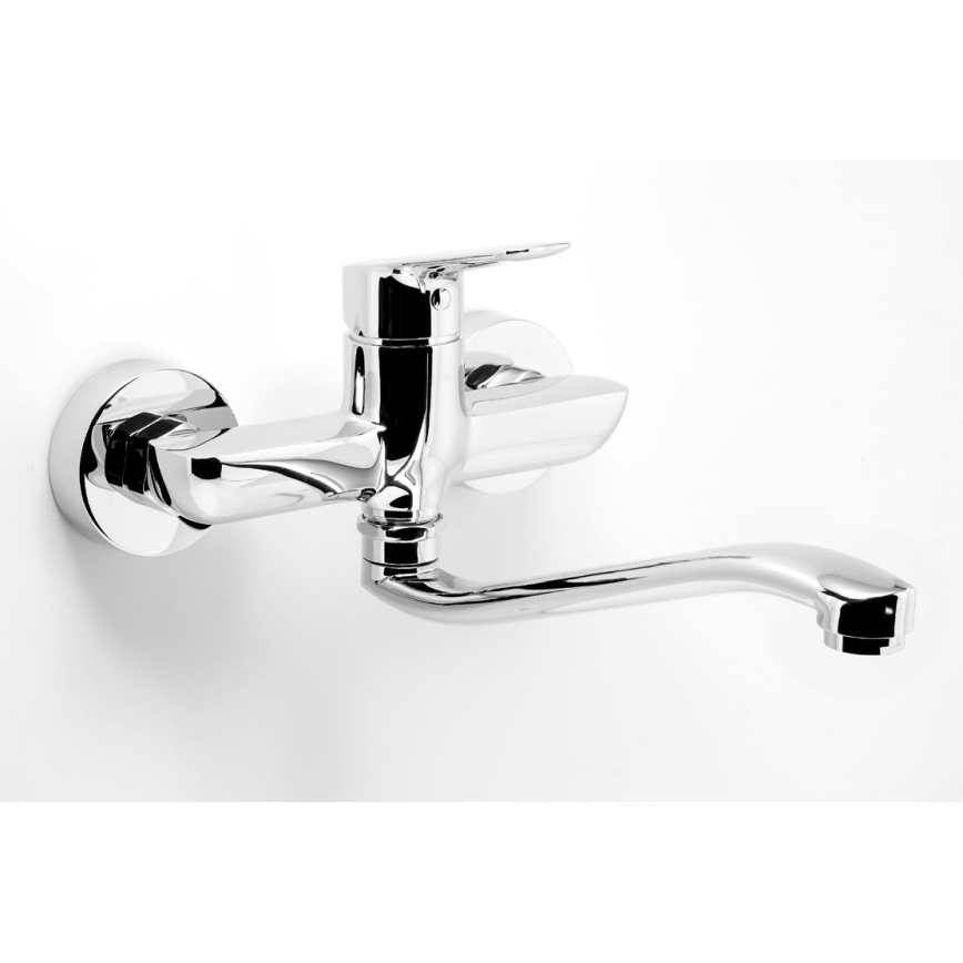 Novaservis - lava-loiça/torneira do lavatório METALIA cromado brilhante