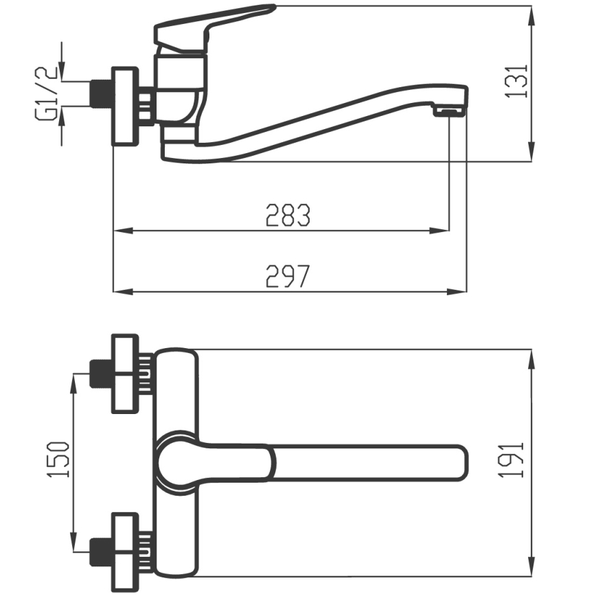 Novaservis - lava-loiça/torneira do lavatório METALIA cromado brilhante