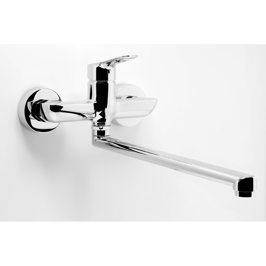 Novaservis - lava-loiça/torneira do lavatório METALIA cromado brilhante