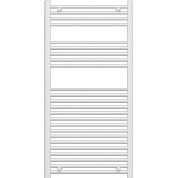 Novaservis - Radiador toalheiro para casa de banho 644W/230V 120x60 cm branco reto