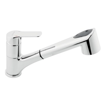 Novaservis - Torneira de cozinha com chuveiro extraível METALIA cromo brilhante