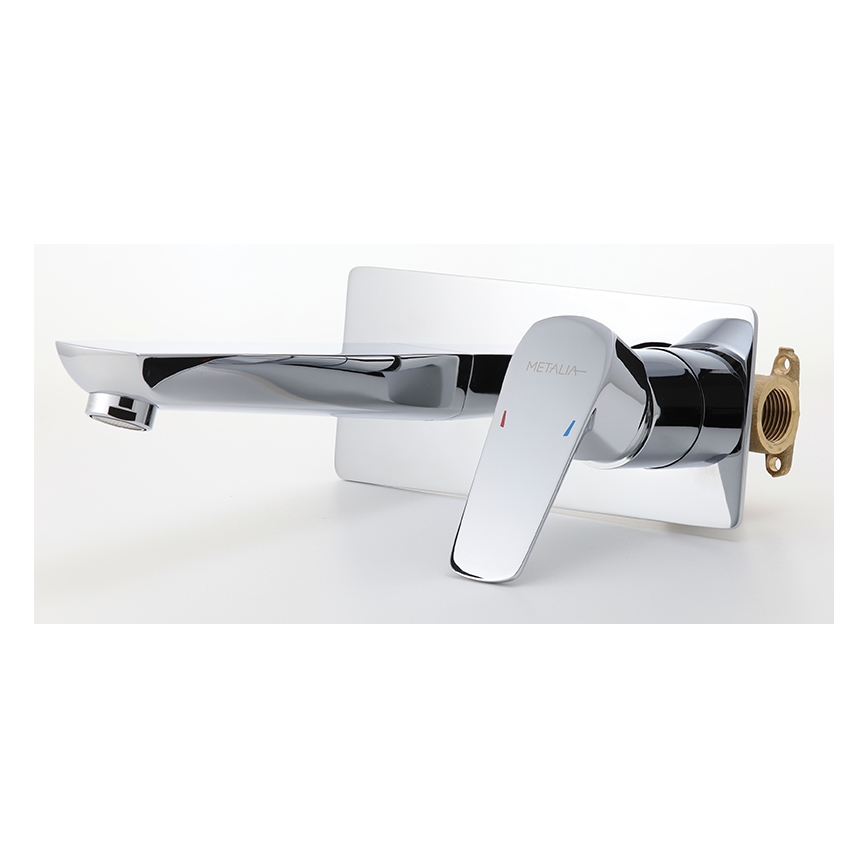 Novaservis - Torneira do lavatório para instalação embutida METALIA ECO cromado brilhante