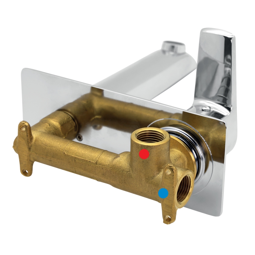 Novaservis - Torneira do lavatório para instalação embutida METALIA ECO cromado brilhante