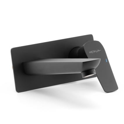 Novaservis - Torneira do lavatório para instalação embutida METALIA ECO mate preto