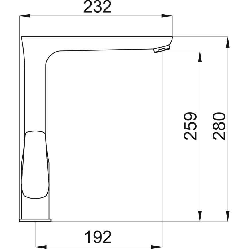 Novaservis - Torneira para lava-loiça METALIA cromado brilhante