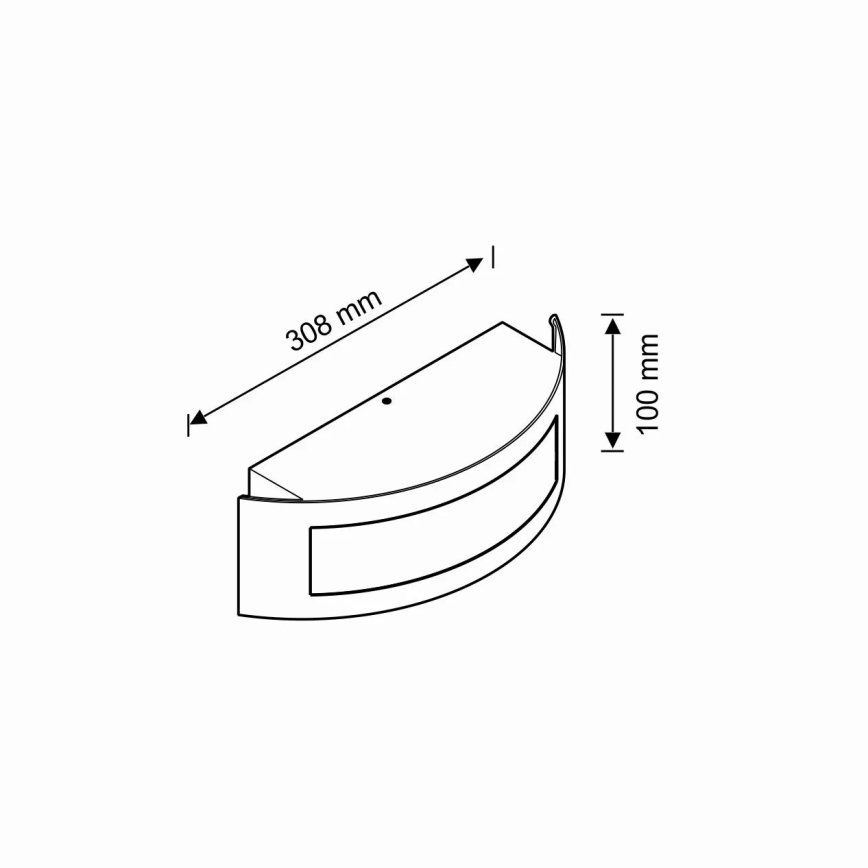 Número de casa 1xE27/14W/230V IP54