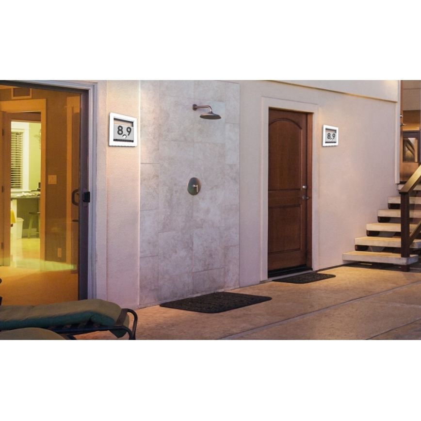 Número de casa LED ALICE LED/13W/230V IP44 3000K antracite