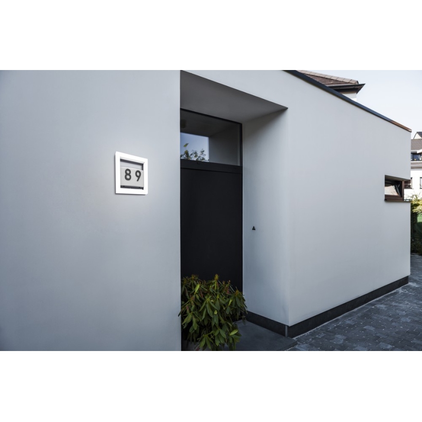 Número de casa LED ALICE LED/13W/230V IP44 3000K antracite