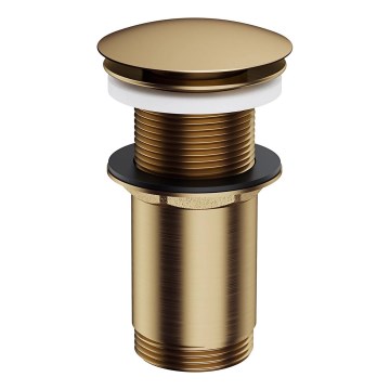 OMNIRES A716BR - Válvula de lavatório CLICK-CLACK diâmetro 6,6 cm bronze antigo escovado