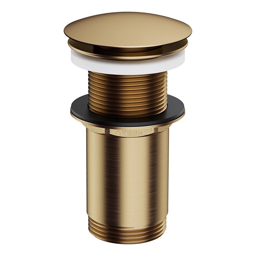 OMNIRES A716BR - Válvula de lavatório CLICK-CLACK diâmetro 6,6 cm bronze antigo escovado