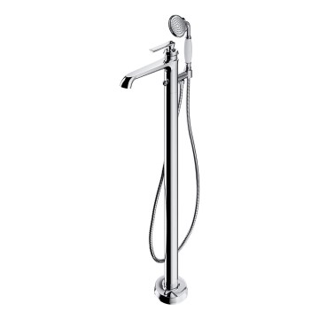 OMNIRES AM5233CR - Conjunto de banheira independente com torneira ARMANCE cromo brilhante