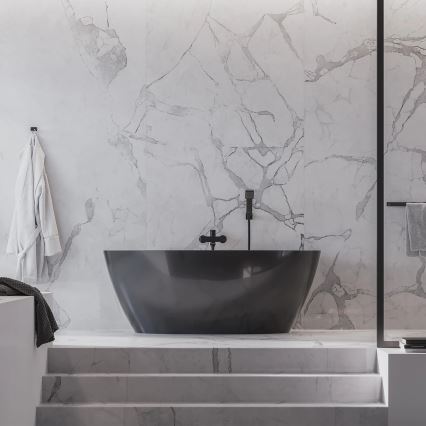 OMNIRES DA70110BL - Gancho de parede DARLING semi-mate preto