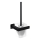 OMNIRES NL80620BL - Escova de WC de parede NELSON preto mate