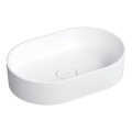 OMNIRES OVOUNBM - Lavatório de sobrepor OVO 55x36 cm dolomito/branco mate