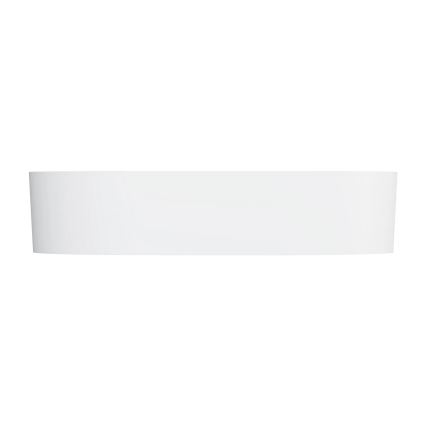 OMNIRES OVOUNBM - Lavatório de sobrepor OVO 55x36 cm dolomito/branco mate