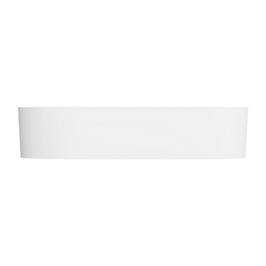 OMNIRES OVOUNBM - Lavatório de sobrepor OVO 55x36 cm dolomito/branco mate