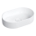 OMNIRES OVOUNBP - Lavatório de sobrepor OVO 55x36 cm dolomita/branco brilhante