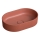 OMNIRES OVOUNTE - Lavatório de bancada OVO 55x36 cm dolomito/terracota fosca
