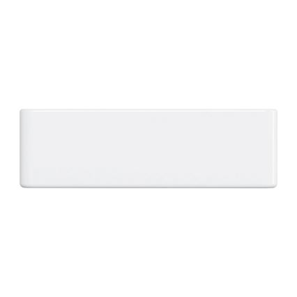 OMNIRES PASADENA360BP - Lavatório de bancada PASADENA 36x36 cm cerâmica/branco brilhante