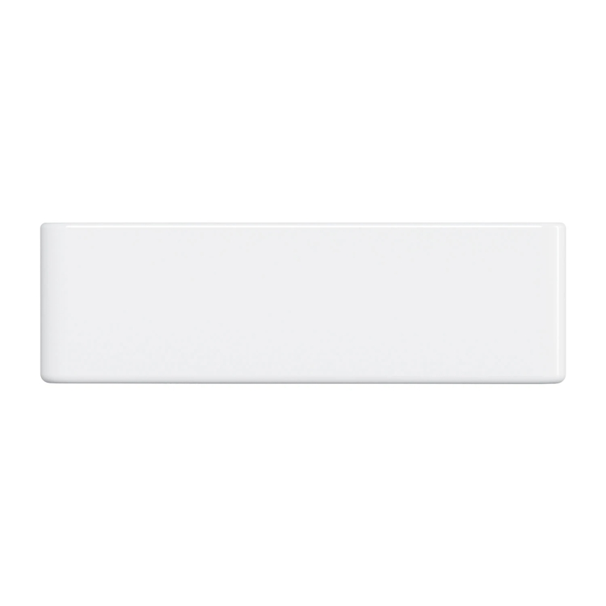 OMNIRES PASADENA360BP - Lavatório de bancada PASADENA 36x36 cm cerâmica/branco brilhante