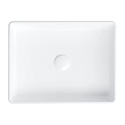 OMNIRES PASADENA470BP - Lavatório de bancada PASADENA 47x36 cm cerâmica/branco brilhante
