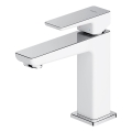OMNIRES PM7410CRB - Torneira para lavatório PARMA 15 cm cromado brilhante/branco