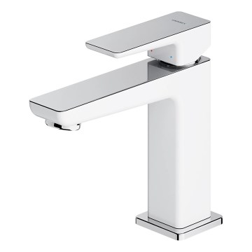 OMNIRES PM7410CRB - Torneira para lavatório PARMA 15 cm cromado brilhante/branco