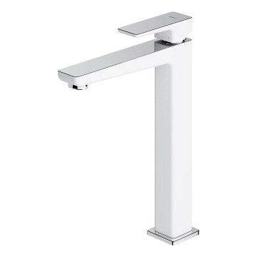 OMNIRES PM7412CRB - Torneira do lavatório PARMA 27,3 cm cromado brilhante/branco