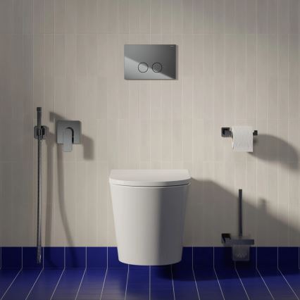 OMNIRES TAMPAMWBP - Vaso sanitário suspenso TAMPA com assento SoftClose, cerâmica, branco brilhante