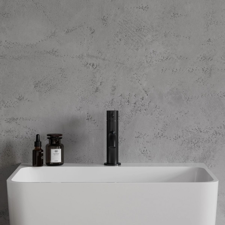 OMNIRES Y1210NBL - Torneira do lavatório Y 16,2 cm semi-mate preto