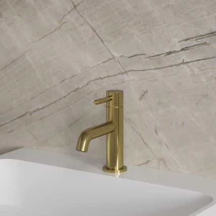 OMNIRES Y1210NBSB - Misturador de lavatório Y 16,2 cm latão escovado
