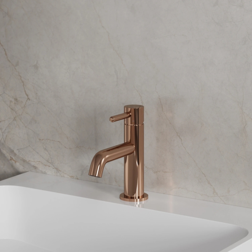 OMNIRES Y1210NCP - Misturadora para lavatório Y 16,2 cm cobre polido