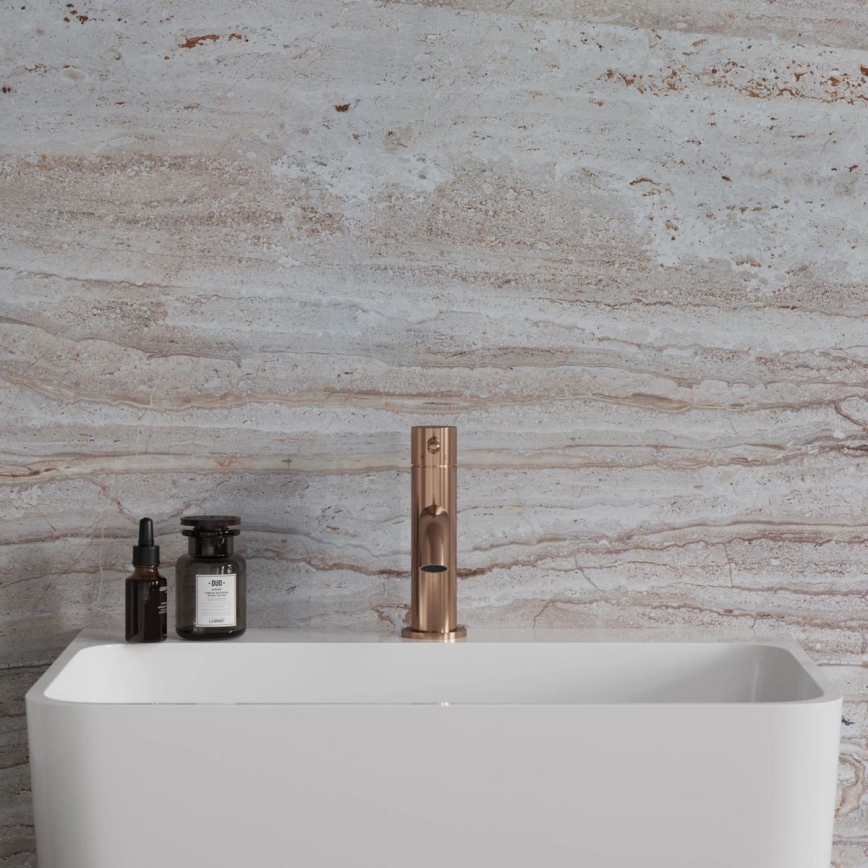 OMNIRES Y1210NCPB - Torneira do lavatório Y 16,2 cm escovado cobre