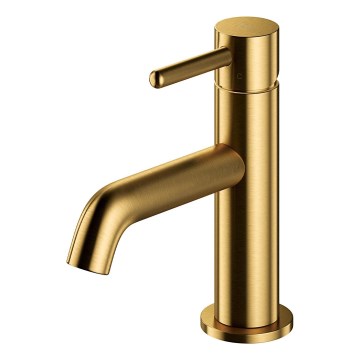 OMNIRES Y1210NGLB - Torneira de lavatório Y 16,2 cm, acabamento dourado escovado