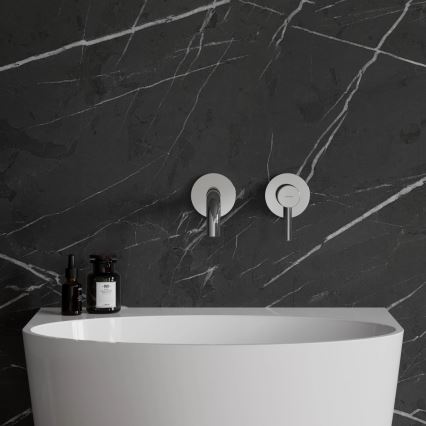 OMNIRES Y1215HCR - Misturadora de lavatório para instalação embutida Y cromo brilhante