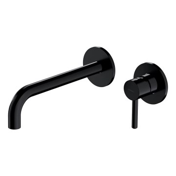 OMNIRES Y1215HLBL - Misturadora de lavatório para instalação embutida Y preto semi-mate