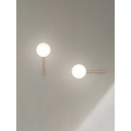 Ondaluce - Aplique de parede JEWEL 1xE14/10W/230V dourado/branco