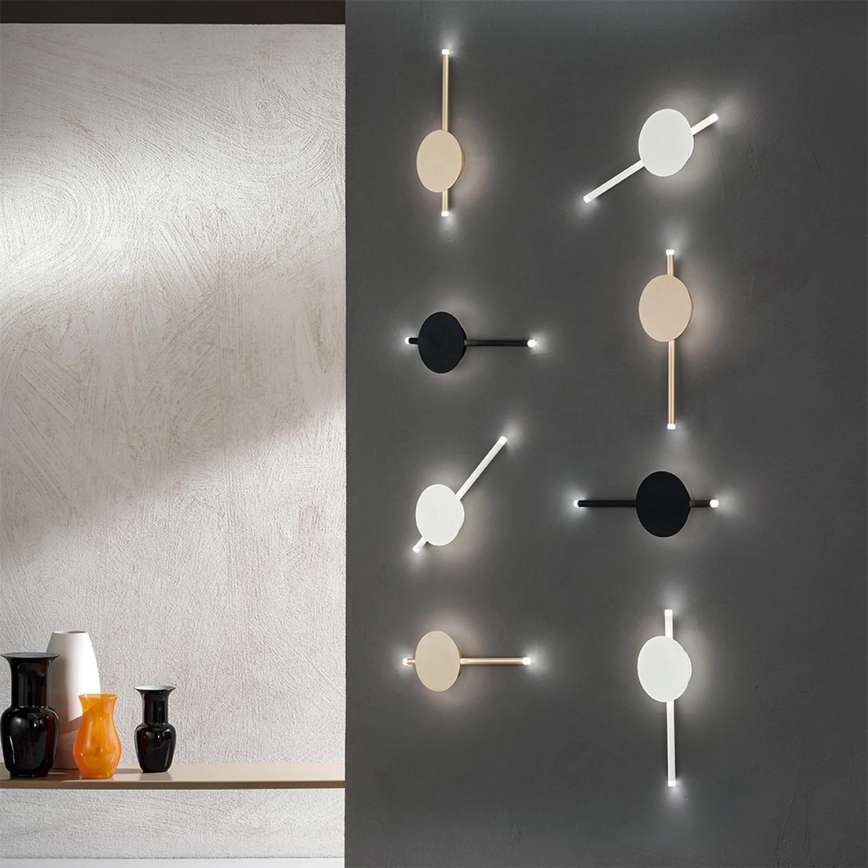 Ondaluce - Aplique de parede LED dimerizável JAMES LED/16W/230V dourado