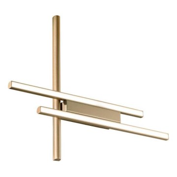 Ondaluce - Aplique de parede LED dimerizável MOVIDA LED/20W/230V dourado