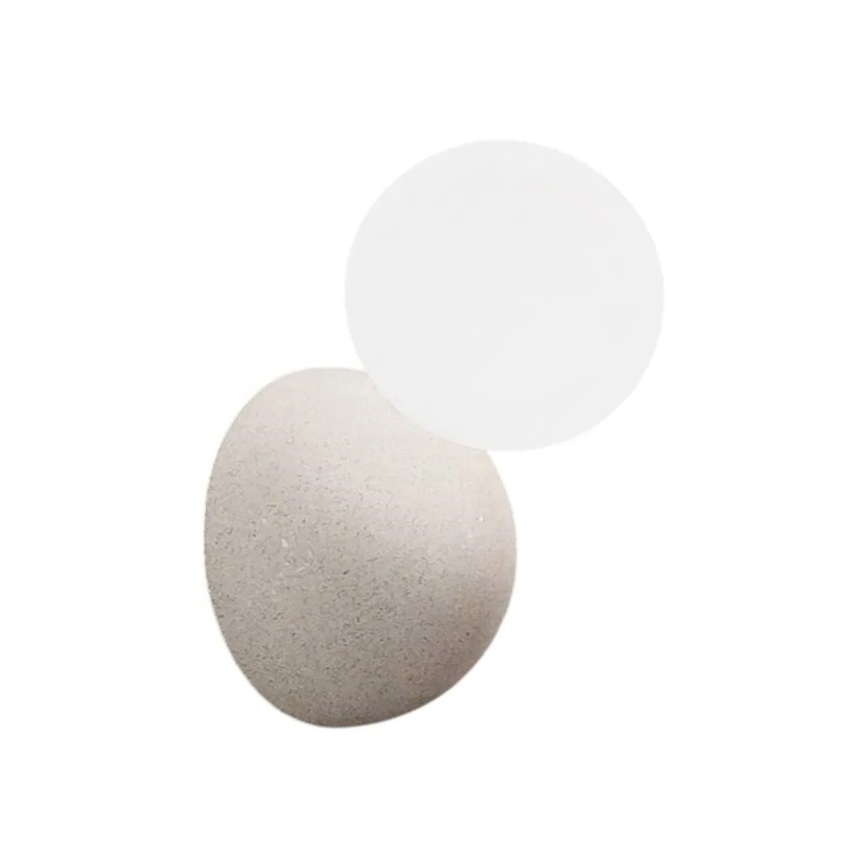 Ondaluce - Aplique de parede ROCK 1xG9/7W/230V betão/branco