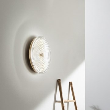 Ondaluce - Candeeiro de Parede LED JOKEY LED/10W/230V dourado/transparente