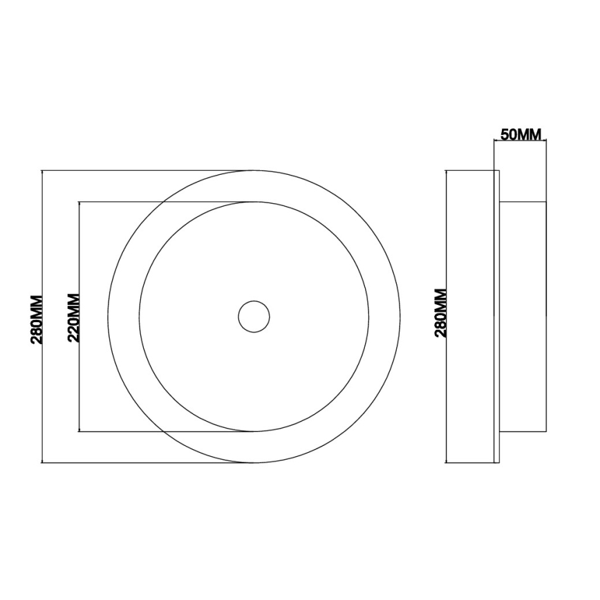 Ondaluce - Candeeiro de Parede LED JOKEY LED/10W/230V dourado/transparente
